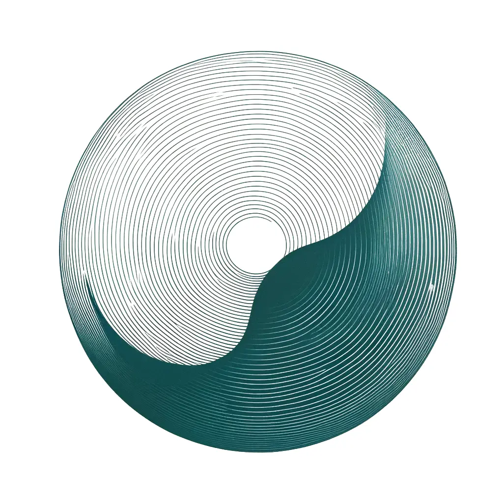 A circle simbolising wholeness